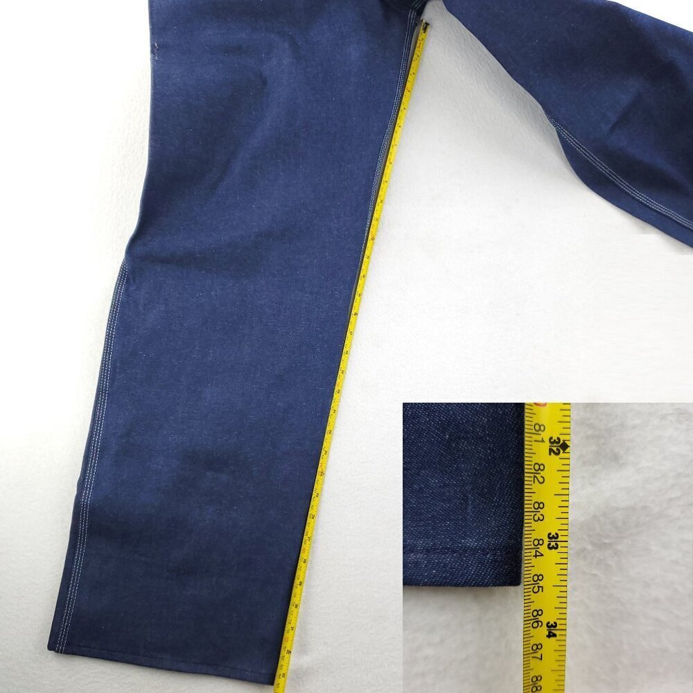 OshKosh B'Gosh Vintage Denim Bib Overalls Union Sanforized USA "38x32" NWT - Picture 9 of 14